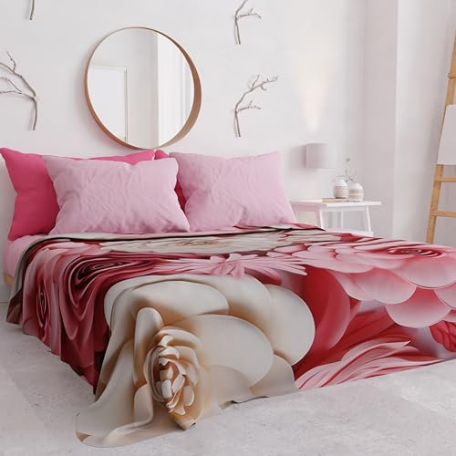 PETTI Artigiani Italiani - Copriletto Matrimoniale Primavera Estate, Coperta Leggera Matrimoniale, Lenzuola Copriletto, Origami 100% Made in Italy