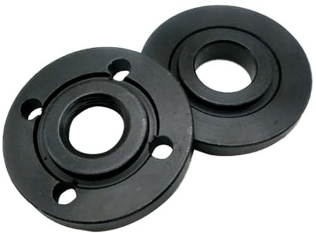 NIHENHAO M16 Gewindewinkel Schleifer Flanschmutter Innen Außen Flanschmutter für Elektrowerkzeug Kohlenstoffstahl Plattenschienen Klemmen