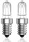LumiGo Ampoule E14 500° Dimmable Blanc Chaud 2700K AC220-240V - Pack de 2 pour Four, Micro-ondes, Hotte de Cuisine, Lampe à Sel, Réfrigérateur