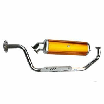 HMParts ATV Quad Roller Buggy GY6 Auspuff Set Auspuffanlage bis 150 CCM