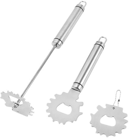 SEWOART 3stücke Grillrostreiniger Aus Edelstahl Grillreinigungsschaber Grillschaber Für Smoker Und Küche Effizienter Reiniger Für Angebrannte Rückstände Vielseitig Einsetzbares Werkzeug