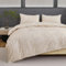 Jemiipee Bettwäsche 200x220 cm Beige, Bettwäsche-Set mit Blumenmuster, Bettbezug 200 x 220 Kissenbezug 80x80, Deckenbezug Wendebettwäsche Weich mit Reißverschluss