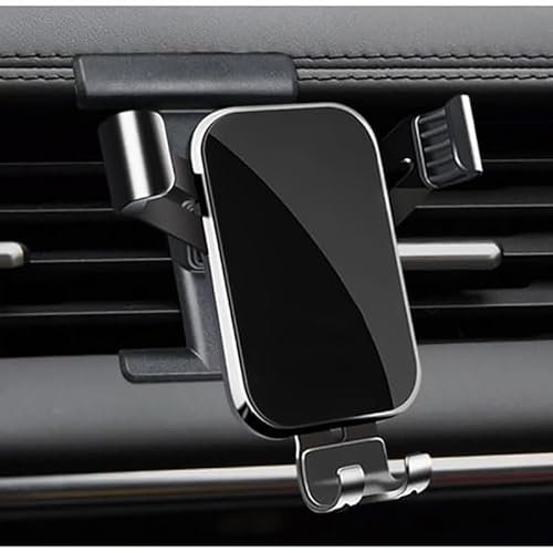 XATHKJOE Handyhalterung Auto, für Audi A4 B9/A5 F5 2017-2023 2024 Handyhalter fürs Auto Lüftung mit Handyhalter Auto Zubehör Lüftung KFZ Handy Halterung,A-Black