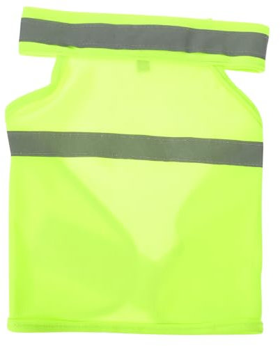 HAPINARY Reflektierende Hundeweste Jagdweste Verstellbar Fluoreszierendes Material Leuchtend Gelb Sicherheitsweste Für Kleine Hunde Outdoor Und Alltag