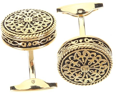 DEARMAMY 2st Manschettenknöpfe Mit Ausgeschnittenem Muster Alte Manschettenknöpfe Klassische Manschettenknöpfe Männer Manschettenknöpfe Für Männer Als Legierung