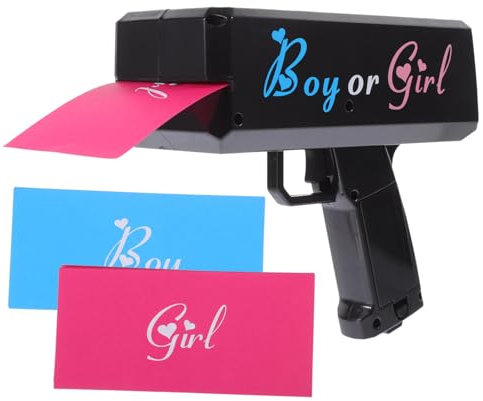HOMOCONO 1set Sparacoriandoli Per Festa Gender Reveal Gioco Divertente Per Annuncio Genere Accessorio Per Rivelare Boy o Girl Per Feste e Celebrazioni