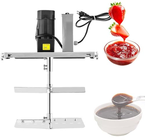 40L/60L/85L/145L/240L/360L Automatischer Topfrührer, Edelstahl-Lebensmittelmixer, Hot Pot-Würzboden-Suppensoßenrührer - Doppelrührpaddel und einstellbare Geschwindigkeit,360L