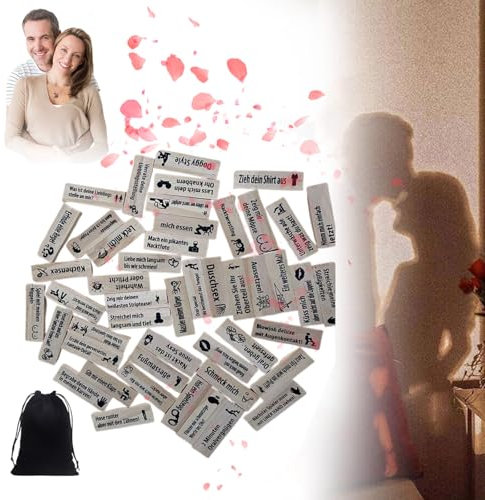 DORIMI 48 Stück Holz Block Tower Spiel – Deutsches Turm Stapelspiel für Erwachsene, Risk Tower Stapelspiel für Paare, Paar Spiele für romantische Abende (48 Pcs)