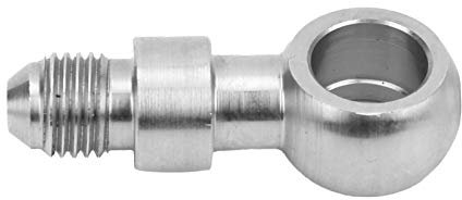 Adattatore per banjo AN a 4 occhielli, diametro del foro per banjo dritto M12 in acciaio inossidabile per raccordo freno-frizione maschio 4AN, accessorio di montaggio ad alta