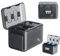 Chargeur de batterie pour Go Pro, triple chargeur de batterie pour Go Pro 13/12/11/10, station de charge rapide pour accessoires Go Pro, concentrateur de charge portable transparent pour batteries Go