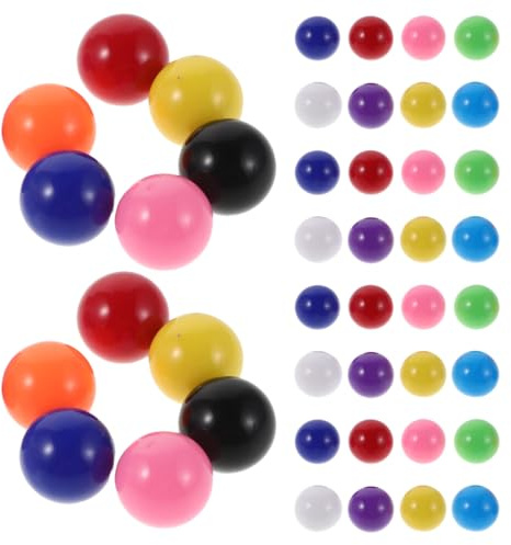 VANZACK 200 Bunte Plastik Kugeln 0.55In Kleine SpielbäLle FüR Halma Murmeln Ersatz FüR Brettspiel ZubehöR Familien Spiele Lernspiele