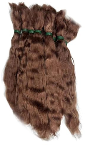 Grtheenumb Puppenhaar, 20, 3 cm, lockiges Puppenhaar, natürlich, realistisch, Perücke, DIY-freundliches Mohair-Handwerk für die Herstellung, Figur, Kunsthandwerk, Braun |.für Handwerk
