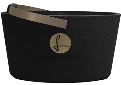 LIEBLINGSKORB Original Black Champagner - ultraleichter, kippsicherer & formstabiler Einkaufskorb OHNE DECKEL - Made in Germany - thermoisolierend & abwaschbar - ideal für Picknick & unterwegs