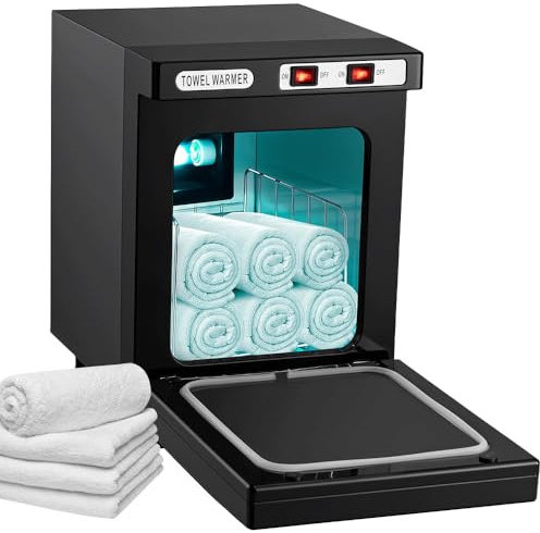 Towel Warmer, 5L Hot Towel Warmer Cabinet with Temperature Control, 176°F Professional Towel Heater for Salon, Spa & Bathroom