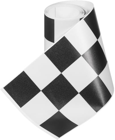 GRIRIW Elegante Pvc Wandtattoo für Raufasertapete mit Kariertem Muster Selbstklebende Bordüre für Bulletin und Pinnwand Strapazierfähige Ränder für Home Decor