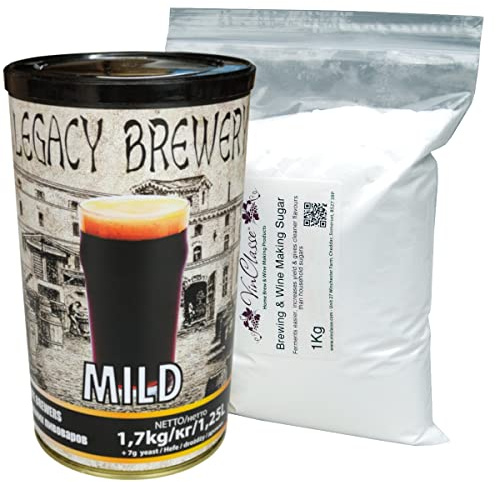 Legacy Mild - 40 Pint Homebrew Beer Kit Including 1Kg VinClasse Brewing Sugar