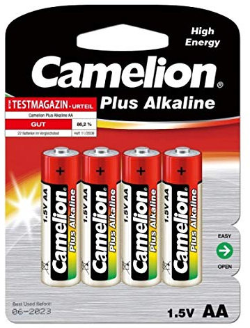 Batterie Camelion Mignon Typ AA 4er Blister, Alkaline, 1,5V