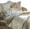 Curt Bauer Mako Brokat Damast Bettwäsche Louis XIV Größe 135x200+80x80 cm Farbe antikgold