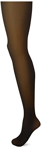 Nur Die Goodbye Laufmaschen 20 DEN Strumpfhose verhindert Laufmaschen transparente Fein-Strumpfhose matte Optik Damen, schwarz, M