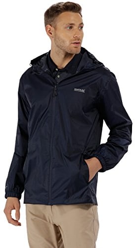 Regatta Pack It III, Giacca impermeabile Uomo, Blu (Navy), 2XL