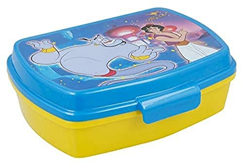 Stor Aladdin - Contenitore rettangolare per alimenti Bento-porta alimenti, unisex, per adulti, multicolore, unico