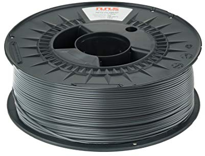 PETG Filament 1,75mm NuNus - Made in Europe Premium Qualität PET 1,75mm Lebensmittelecht, geeignet für 3D Drucker und 3D Stift (1.75mm, dunkelgrau)