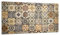 TMK | Herdabdeckplatte 90x52 cm Glas Ceranfeldabdeckung Induktion Herdschutz Spritzschutz Glasplatte Deko Schneidebrett Mosaik