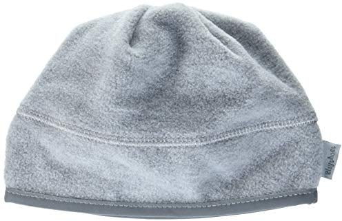 Playshoes Unisex Kinder Fleece-Mütze Wintermütze, grau/melange Helmgeeignet, 55cm