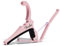 Kyser Fender Classic Capo Shell Pink Gitarren-Kapodaster