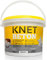 Oputec Knetbeton 14kg - Kreativbeton zum Kneten für Deko, kreative Windlichter, Sterne - wetterfest & frostfest - Bastelbeton Knete/Modelliermasse zum Basteln Grau