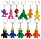 Gxhong 11 pcs Rainbow friends Schlüsselanhänger, Anime Keyring Keychain Schlüsselbund Schlüsselkette Süßer Schlüsselanhänger für Kinder, Party Geschenk für Junge und Mädchen