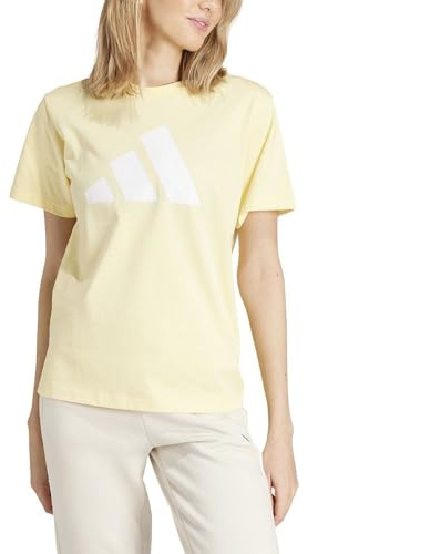 adidas Camiseta de entrenamiento de 3 rayas para mujer