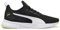PUMA Flyer Runner Unisex Turnschuh, Puma Black Lime Pow, 44 EU