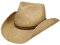 Stetson Fair Oaks Western Strohhut - Naturfarbener Hut - Raffiahut mit Ledergarniturband - Sommerhut - Damen und Herren - Frühjahr/Sommer Natur M (56-57 cm)