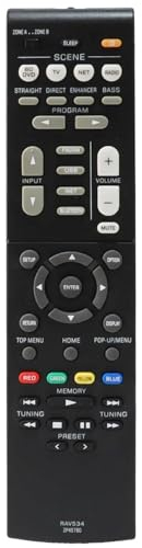 RAV534 ZP45780 Fernbedienung Ersatz für Yamaha AV Receiver HTR-4069 HTR-4071 HTR-4072 HTR4069 HTR4072 HTR5069 HTR4068 RX-V481 RX-V583 RX-V481D RX-V48 5 RX-V579 RX-V581 RX-V483 RX-V585 RX-V583
