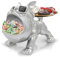 Französische Bulldogge Figuren Statue, Bulldogge Tablett Deko, Hund Skulptur Schlüsselschale für Wohnzimmer, Eingangsbereich, Büro, Schreibtischdekoration (Silber)