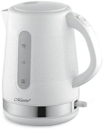 Feel Maestro MR-035-WHITE Wasserkocher, Weiß, 2200 W, 1,7 l