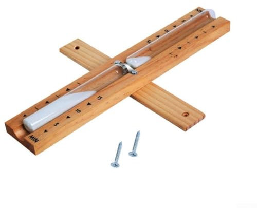 Clessidra per sauna, per Sauna Essentials, clessidra da 15 minuti, per sauna, aule, yoga e palestre, usi temporizzati (bianco)