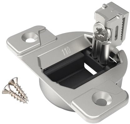 Ersatz für Blum 33.3600, Compact 33 Anschrauben, 110 Grad Öffnung, Schranktürscharniere, ersetzt Original-Blum-Scharniere (mit Schrauben, Montageplatte nicht im Lieferumfang enthalten) (8 Stück)