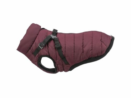 TRIXIE Geschirr-Wintermantel Pirou, XS: 27 cm, Sangria