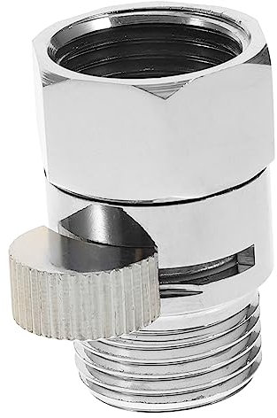 CANIGHT Shower Head Shut off Adapter Verchromter Duschkopf-wasserstopper Mit Einstellbarem Wasserfluss Für Badezimmer Und Küchen Installieren Und Korrosionsbeständig
