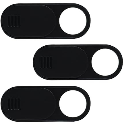 Yenvory Webcam Abdeckung – Ultradünne 0,6 mm Kameraabdeckung mit Slider für Laptop, Tablet, iPad, Notebook – 3 Stück Set