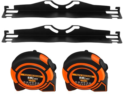 Alignment Tools Automotive, Wheel Alignment Plates with Measuring Tape, 62x13x10cm, Precision Auto Repair Instrument, Car Balancing Accessories for Tire Adjustment, Garage