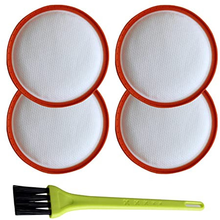 LNGETEYNVN 4 Pcs Pre Motor Filter Pads Brush Set FIT For Vax FIT FOR Mach Air Cylinder Power 6 9 Vacuum Cleaner Parts Accessories Vacuum cleaner parts and accessories