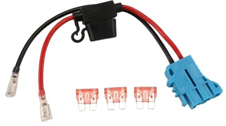 Pqahffowr Sostituzione del Connettore del Cablaggio 12 AWG Compatibile con I Giocattoli da con Batteria Peg-Perego 12V SLA