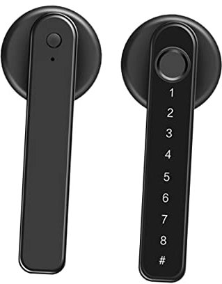 Mipcase 1 Set Serratura Digitale per Porta con Tastiera Touch e Riconoscimento Facciale Serratura Intelligente Senza Chiave per Appartamenti e Uffici Installazione Facile Design Ergonomico