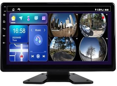 10.1 Touch Screen Monitor 360 Panorama 4G Bluetooth 4x Rear View Camera 12-32v For Caravan Truck
