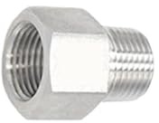 BCOMFY 1PC Stile Ispessimento Ad Alta Pressione In Acciaio Inox 304 Manometro Adattatore Manometro Raccordi for Tubi 1/8 ''1/4'' 3/8''(Neiwai-02)