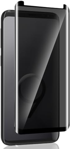 Jaavkkma 1 Pièce Verre Trempé Anti Espion pour Samsung Galaxy S9 Protection D'écran, Dureté 9H/Sans Bulles/Anti-Peeping/Anti-Spy, Protège Écran pour Galaxy S9 - Privacy Vitre Trempé