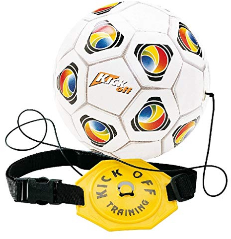 Mondo Toys - Kick Off Trainer, Pelota con Cuerda elástica y cinturón Ajustable - 18007